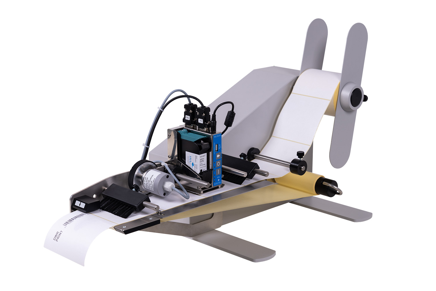 Spellicolatore di etichette semiautomatico